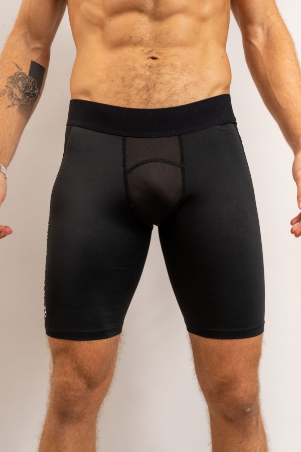 טייץ קצר לגבר "Header" בשחור